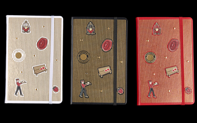 [rare, sold-out edition] Set of three Diabolo de Cartier notebooks