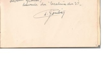 1930/40s vintage autograph album. About 35 autographs, some music from 1930s, few annotated Brussels, some look French and...