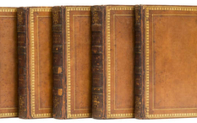 Africa.- Bruce (James) Travels to Discover the Source of the Nile..., 5 vol., first edition, 3 maps and 58 plates, 1790.