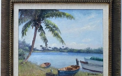 Albert Backus (1906-1991) American Florida Art Painting