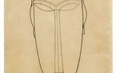 Amedeo Modigliani (1884-1920) Head, Circa 1911-1912