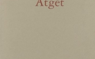 ATGET, EUGENE (1857 1927) Arbres inédits d’Atget. …