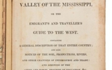 * [BAIRD, Robert. (1798-1863)]. A View of the Valley of the Mississippi. Philadelphia: H. S. Tanner, 1834.