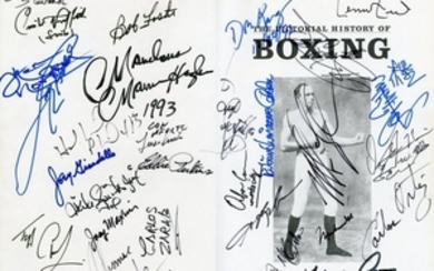 BOXING: An excellent multiple signed book, a 10.5 …