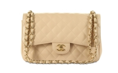 Chanel Beige Caviar Jumbo Flap Bag, c. 2010-11,...