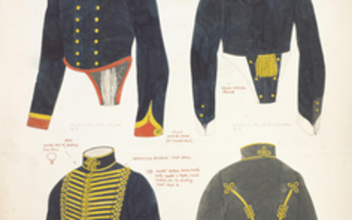 The Charge Of The Light Brigade: A concise collection of original costume and uniform artwork by John Mollo