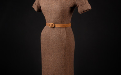 Christian Dior Haute Couture Day Dress and Belt, Autumn/Winter 1954