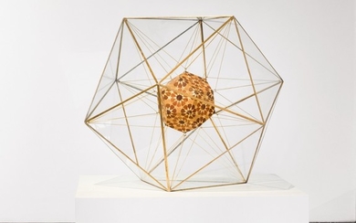 DANA AWARTANI | DODECAHEDRON WITHIN AN ICOSAHEDRON (FROM THE PLATONIC SOLID DUALS SERIES)