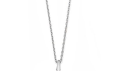 A diamond pendant necklace,, by Cartier