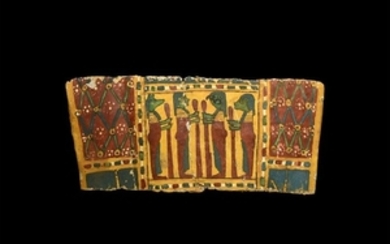 Egyptian Cartonnage with Four Sons of Horus