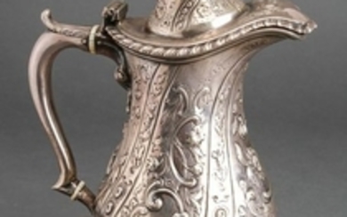 Gale Wood & Hughes Silver Repousse Pitcher 19th C.