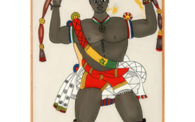 Gora M'Bengue (1931-1988, Sénégal) Sans titre, circa 1977