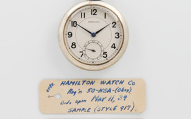 Hamilton "917" Open-face Seconds Setting Model Watch
