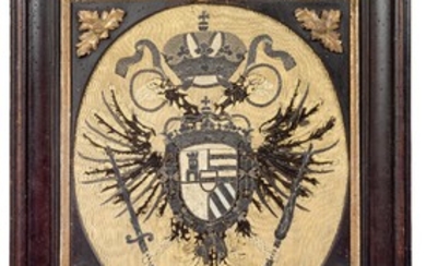 Imperial double eagle with coat of arms