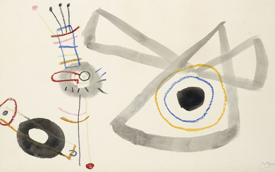 Joan Miró (1893-1983), Dessin pour "Ubu Roi"