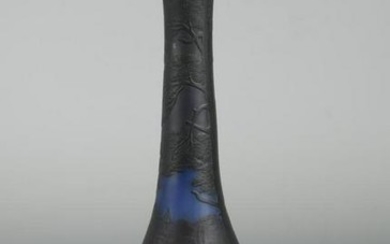 A Loetz 'Richard' blue cameo glass vase