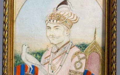 A Mughal miniature of a prince