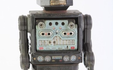 Original 1960’s Horikawa Tin Toy Robot Japan (Untested) H:29cm
