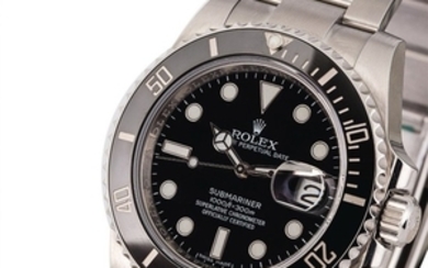 ROLEX | Submariner, Ref. 116610LN, A Stainless Steel Wristwatch with Bracelet, Circa 2017