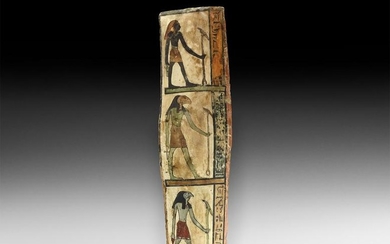 Romano-Egyptian Painted Wooden Panel