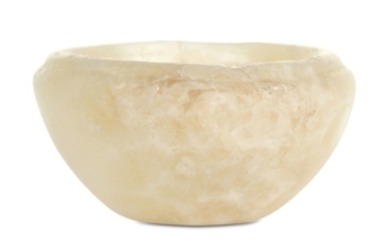 A SMALL EGYPTIAN ALABASTER SHALLOW BOWL Early Dynastic...