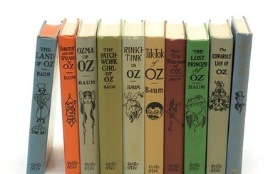 Ten Wizard of Oz Hardback Books, Nine Illustrated by