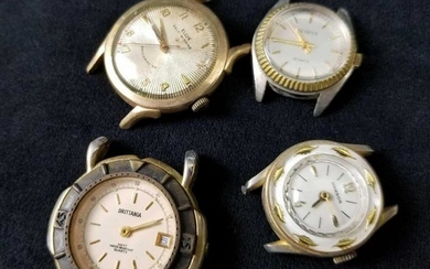 Lot of 4 Vintage Watches Without Bands
