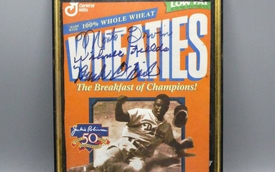 Wheaties Box Cover Autographed by Monte Irwin HOF