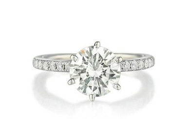 A 1.75-Carat Round Brilliant-Cut Diamond Ring