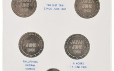 Dwight D. Eisenhower Travel Tokens and Signature