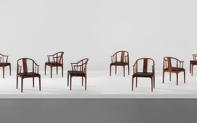 Hans J. Wegner, Set of eight "China" chairs, model no. 4283
