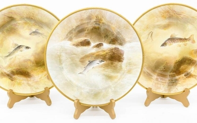 11pc Royal Doulton for Tiffany & Co. Fish Plates
