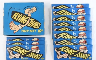 12PC 1966 Topps Flying Things w/ Display Box