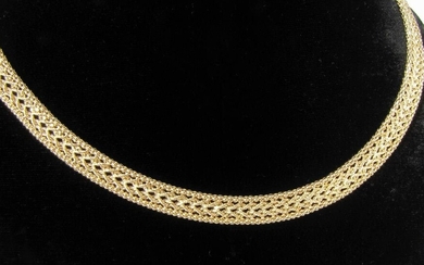 14K Yellow Gold Aurafin Necklace