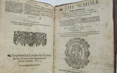1603 GENEVA BREECHES BIBLE antique in ENGLISH by ROBERT