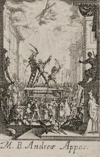 17TH C ETCHINGS LES PETITS APOTRES BY CALLOT