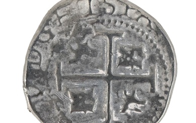 17th-18th c. Silver Spanish Cob Coin