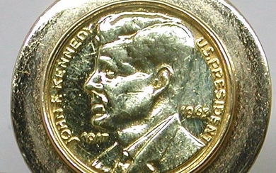 18 kt. Gold - JFK 1963 Gold Coins Cufflinks