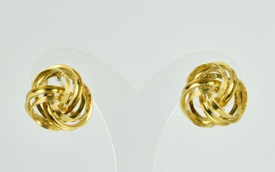 18 kt. Yellow gold - Earrings