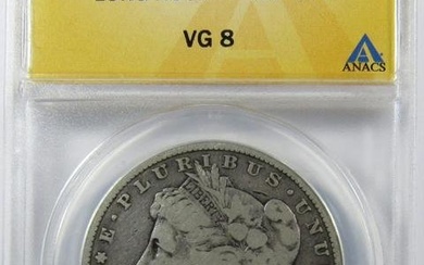 1878-S MORGAN DOLLAR ANACS VG-8