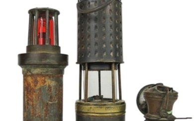 Mining Lamps Including Koehler Safety Lamp