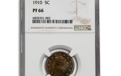 1910 Liberty Head V Nickel PF-66 NGC