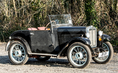 1931 Morris Minor Special, Registration no. JB 129 Chassis no. 15687A
