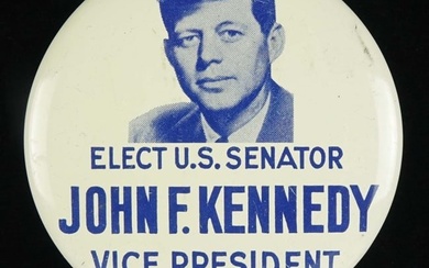 1956 John F Kennedy for Vice President Button