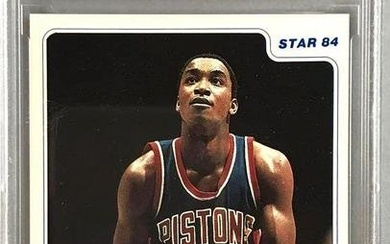 1983 Star Basketball Isaiah Thomas #94 Rookie CSA 9