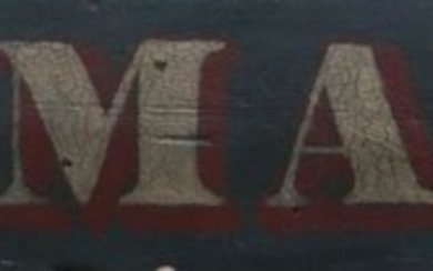 19TH CENTURY "MEAT MARKET" SIGN