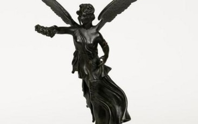 19th C. Grand Tour Bronze Winged Victory Figure