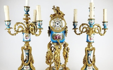 19th C. Sevres Tiffany & Co. French Porcelain & Gilt
