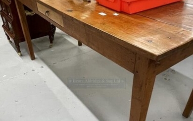 19th cent. Cherry wood French farmhouse table. L61½ins. x...