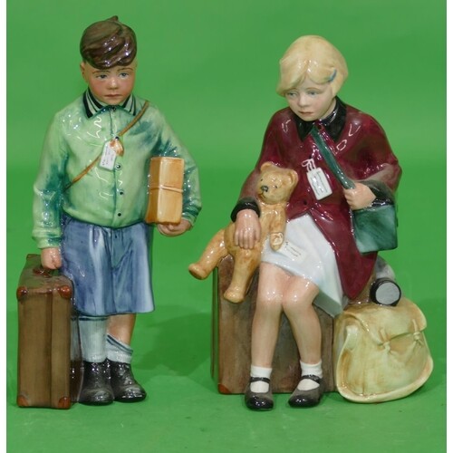 2 x Royal Doulton Figurines "The girl evacuee HN3203" and "T...
